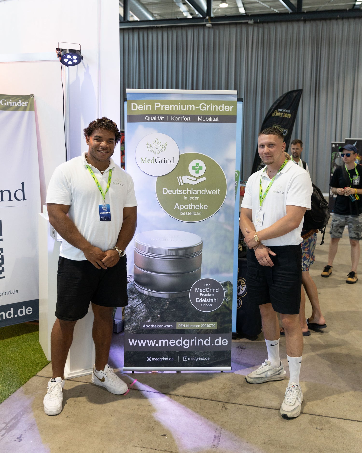 MedGrind Gründer auf dem Cannafestival im August 2025 in Freiburg