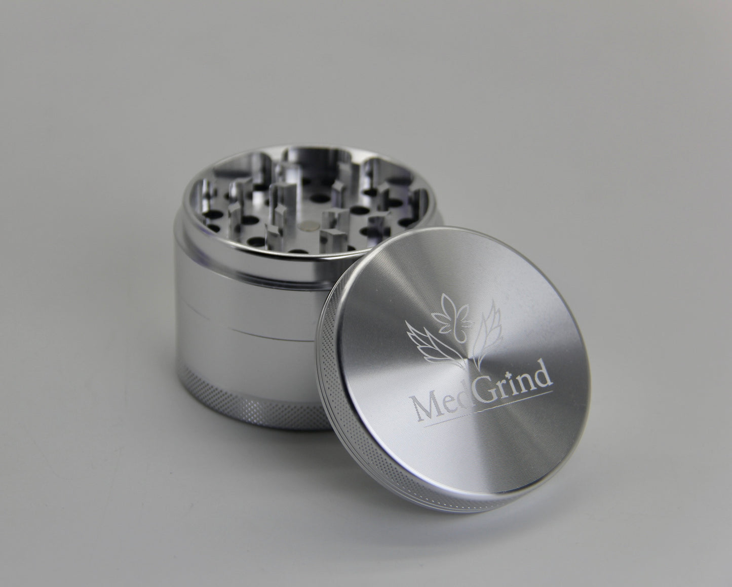 Medizinischer Edelstahl Grinder mit PZN, geeignet für Apotheken und den professionellen Einsatz